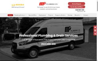 MP Plumbing Co. of Happy Valley website
