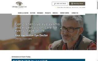 Lifetime Vision Care website