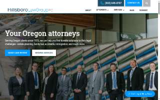 Hillsboro Law Group PC website