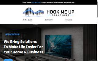 Hook Me Up Solutions website