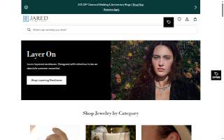 Jewelry Gold Star website