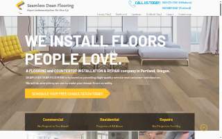 Seamless Dean Flooring website
