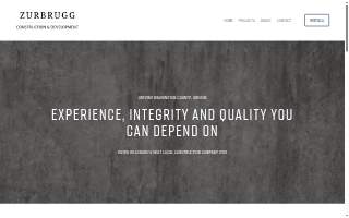 Zurbrugg Construction Co website