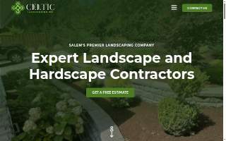 Celtic Landscaping,INC. website