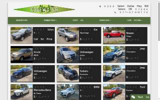 Edgewater Auto Center website