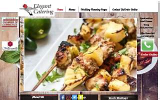 Elegant Catering website
