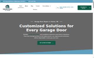Garage Doors of Salem website