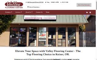 Valley Flooring Center website