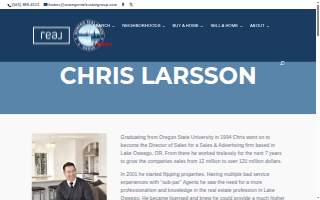 Chris Larsson Realtor - Oswego Real Estate Group website
