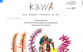 Kawa Flowers website