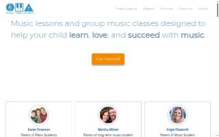 Oregon Music Academy website
