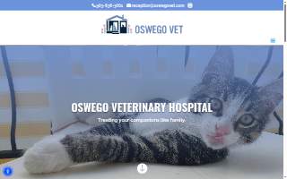 Oswego Veterinary Hospital website