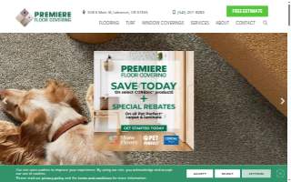 Premiere Floor Covering website