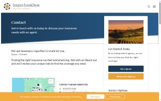 Hagan Hamilton Insurance Solutions website