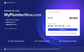 MyPlumberNow website
