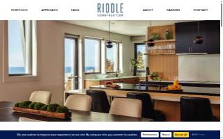 Riddle Construction website