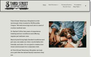 Third Street Veterinary Hospital website