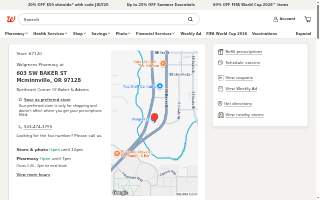 Walgreens Drug store website