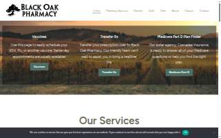 Black Oak Pharmacy website