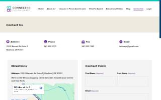 Connected Physical Therapy website