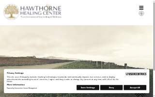 Hawthorne Healing Center, LLC website