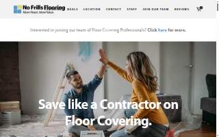 No Frills Flooring website