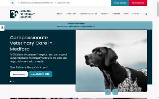 Siskiyou Veterinary Hospital website