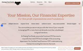 Closing Your Books, LLC website