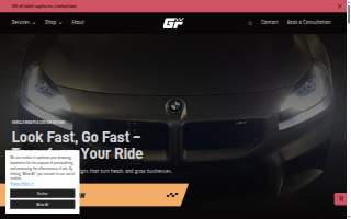 Go Fast Wraps website