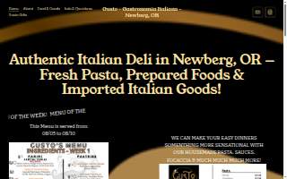 Gusto Gastronomia Italiana website