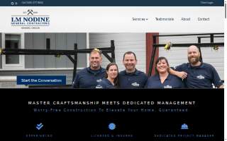 LM Nodine Services and General Contracting website