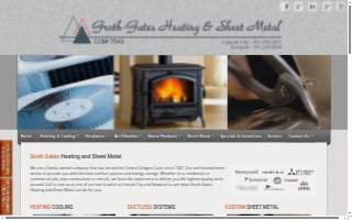 Groth-Gates Heating & Sheet Metal website