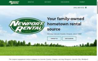 Newport Rental Service website