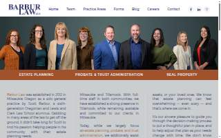 Barbur Law LLC website