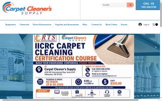 Carpet Cleaners Supply website