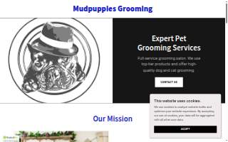 Mudpuppies Grooming website