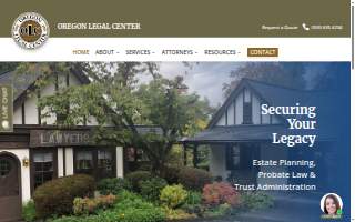 Oregon Legal Center of Oak Grove website