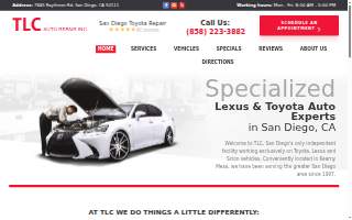 TLC Carpet Cleaning & Repair website