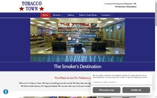 Tobacco Town website