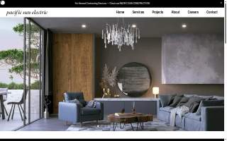 Pacific Sun Electric website