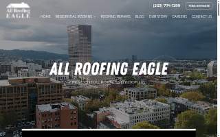 All Roofing Eagle Construction Inc website