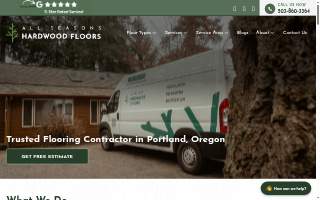 All Seasons Hardwood Floors website