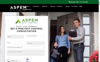 Aspen Pest Control Portland website