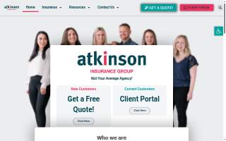 Atkinson Insurance Group of Portland website