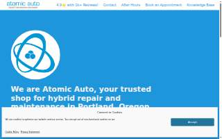 Atomic Auto Hybrid Repair website