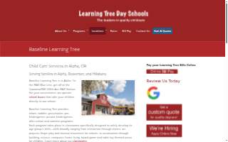 Baseline Learning Tree website