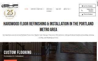 Best Hardwood Floors LLC website