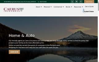 Caerus Insurance LLC website