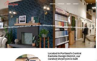 Classique Floors + Tile website