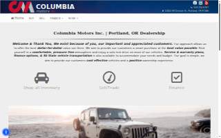 Columbia Motors Inc. website